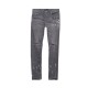 Jeans PURPLE,  Worn Grey Knee Slit, Low rise skinny - P001WGKS122