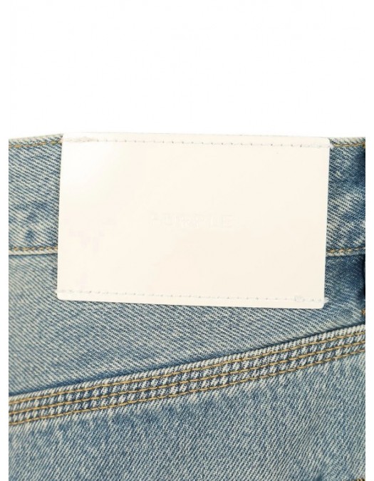 JEANS Purple, Distressed Slash Jeans, Mid-rise - P011LIAC526