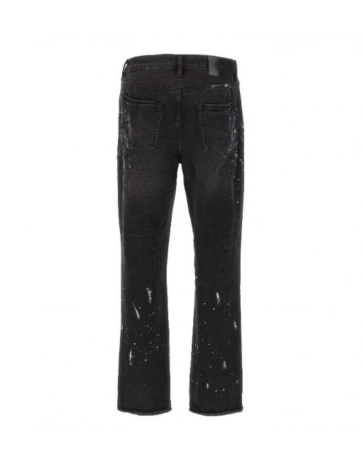 Jeans PURPLE, P011 Knee Slit Paint' jeans, Regular fit - P011RKS526