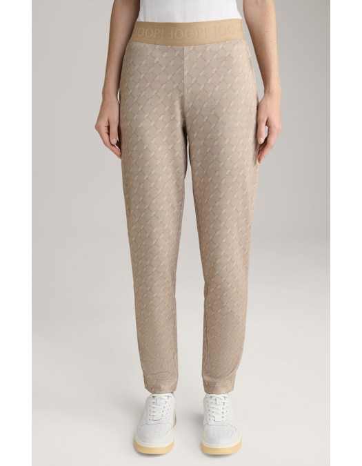 Pantaloni JOOP, Signature Pattern, Beige - P10014874926