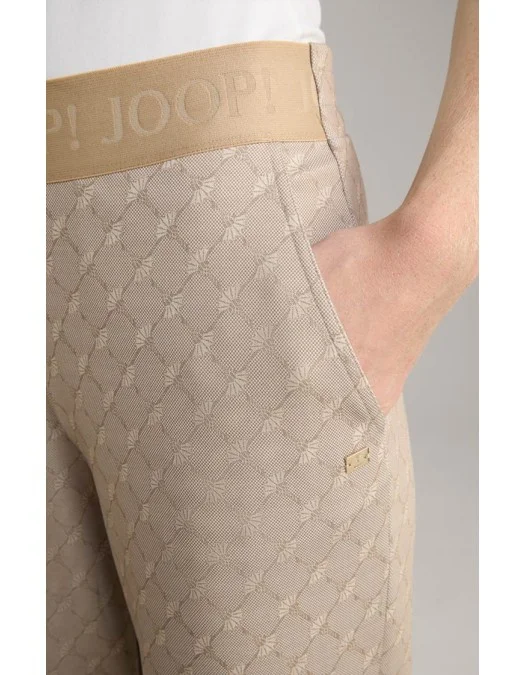 Pantaloni JOOP, Signature Pattern, Beige - P10014874926 Pantaloni JOOP, Signature Pattern, Beige - P10014874926