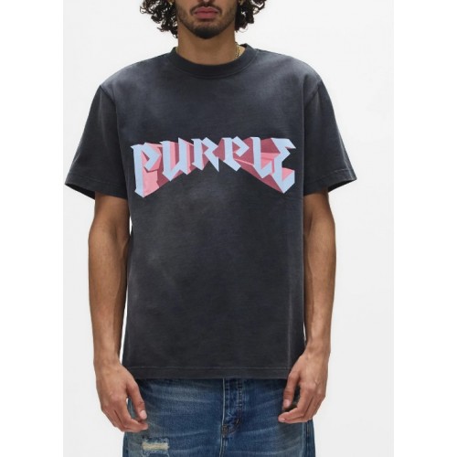 Tricou PURPLE, HWT JERSEY SS TEE, BLACK