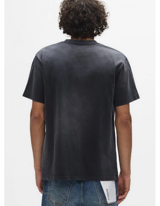 Tricou PURPLE, HWT JERSEY SS TEE, BLACK - P117HBDP126