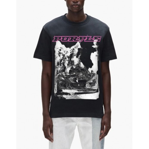 Tricou PURPLE, Joyride Tee, Black