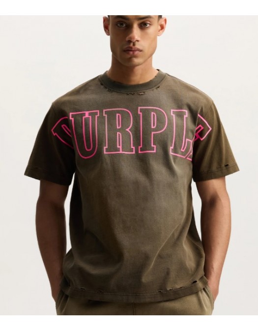 Tricou PURPLE, Slab Outline Tee - P117HWBR326