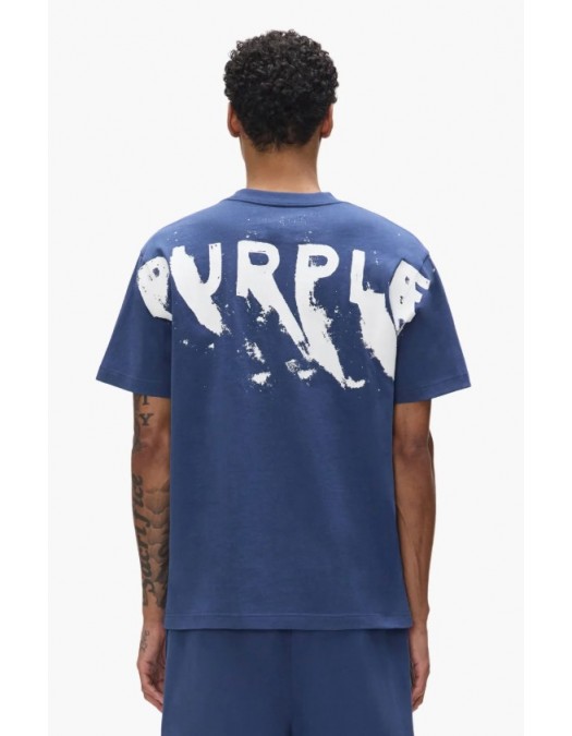 Tricou PURPLE, Purple Brand Painted Wordmark Tee - P117HWSS326