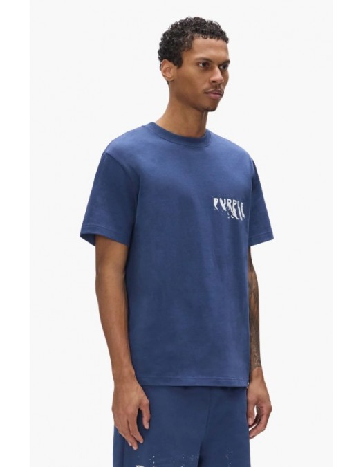 Tricou PURPLE, Purple Brand Painted Wordmark Tee - P117HWSS326