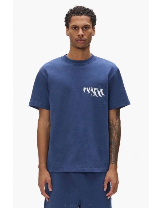Tricou PURPLE, Purple Brand Painted Wordmark Tee - P117HWSS326