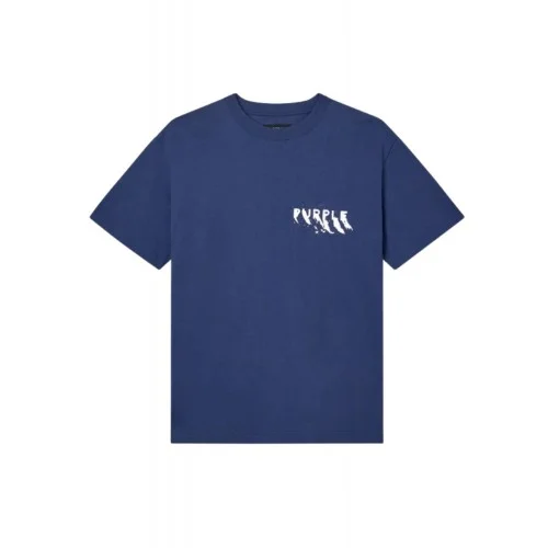 Tricou PURPLE, Purple Brand Painted Wordmark Tee