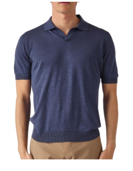 Tricou GRAN SASSO, Men's silk polo shirt - P20264312923503570