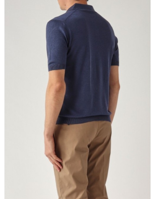 Tricou GRAN SASSO, Men's silk polo shirt - P20264312923503570