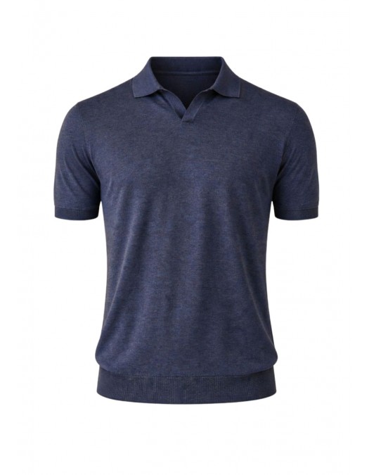 Tricou GRAN SASSO, Men's silk polo shirt - P20264312923503570