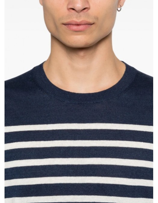 Tricou GRAN SASSO, striped short-sleeve sweater - P20265716918666598