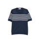 Tricou GRAN SASSO, striped short-sleeve sweater - P20265716918666598