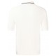 Tricou polo GRAN SASSO, Men's Knit Zip Up Polo, Alb - P20265717018047005