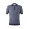 Tricou GRAN SASSO,  Men's Knit Zip Up Polo