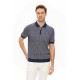 Tricou GRAN SASSO,  Men's Knit Zip Up Polo - P20265717218647565