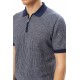 Tricou GRAN SASSO,  Men's Knit Zip Up Polo - P20265717218647565