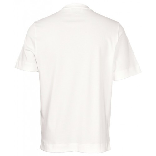 Tricou GRAN SASSO, Interlock pima cotton t-shirt, Alb