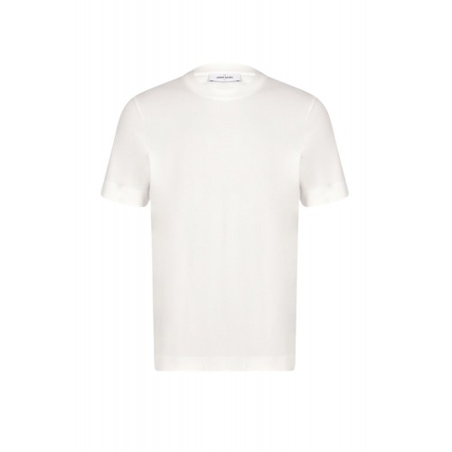 Tricou GRAN SASSO, Interlock pima cotton t-shirt, Alb