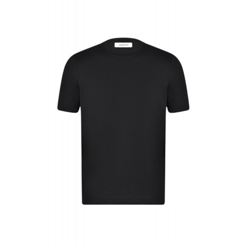 Tricou GRAN SASSO, Interlock pima cotton t-shirt, Negru