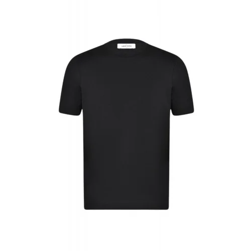 Tricou GRAN SASSO, Interlock pima cotton t-shirt, Negru
