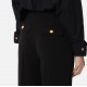 PANTALONI ELISABETTA FRANCHI, Pleats, Gold Details, Black - PA06940EC110 PANTALONI ELISABETTA FRANCHI, Pleats, Gold Details, Black - PA06940EC110