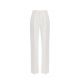 PANTALONI ELISABETTA FRANCHI, Pleats. Gold Details, White - PA06940EC360 PANTALONI ELISABETTA FRANCHI, Pleats. Gold Details, White - PA06940EC360