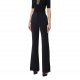 PANTALONI ELISABETTA FRANCHI, Slim Fit, Satin Details, Black - PA06951E2110 PANTALONI ELISABETTA FRANCHI, Slim Fit, Satin Details, Black - PA06951E2110