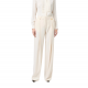 PANTALONI ELISABETTA FRANCHI, Contrasting Topstitching, Butter Beige - PA07251E2193 PANTALONI ELISABETTA FRANCHI, Contrasting Topstitching, Butter Beige - PA07251E2193
