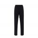 PANTALONI ELISABETTA FRANCHI, Satin Bends Details, Black - PA07351E2110
