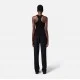 PANTALONI ELISABETTA FRANCHI, Satin Bends Details, Black - PA07351E2110 PANTALONI ELISABETTA FRANCHI, Satin Bends Details, Black - PA07351E2110