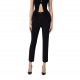 PANTALONI ELISABETTA FRANCHI, Logo Insert, Classic, Black - PA07651E2110 PANTALONI ELISABETTA FRANCHI, Logo Insert, Classic, Black - PA07651E2110