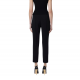 PANTALONI ELISABETTA FRANCHI, Logo Insert, Classic, Black - PA07651E2110 PANTALONI ELISABETTA FRANCHI, Logo Insert, Classic, Black - PA07651E2110