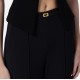 PANTALONI ELISABETTA FRANCHI, Logo Insert, Classic, Black - PA07651E2110 PANTALONI ELISABETTA FRANCHI, Logo Insert, Classic, Black - PA07651E2110