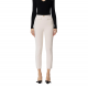 PANTALONI ELISABETTA FRANCHI, Slim Fit, Logo Insert, White Butter - PA07751E2193 PANTALONI ELISABETTA FRANCHI, Slim Fit, Logo Insert, White Butter - PA07751E2193