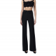 PANTALONI ELISABETTA FRANCHI, Logo Plaque Insert, Black - PA07851E2110