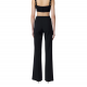 PANTALONI ELISABETTA FRANCHI, Logo Plaque Insert, Black - PA07851E2110