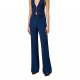 PANTALONI ELISABETTA FRANCHI, Logo Insert, Classic, Deep Blue - PA07851E2DC8 PANTALONI ELISABETTA FRANCHI, Logo Insert, Classic, Deep Blue - PA07851E2DC8