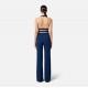 PANTALONI ELISABETTA FRANCHI, Logo Insert, Classic, Deep Blue - PA07851E2DC8 PANTALONI ELISABETTA FRANCHI, Logo Insert, Classic, Deep Blue - PA07851E2DC8