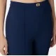 PANTALONI ELISABETTA FRANCHI, Bell Bottom, Logo Insert, Ultramarine Blue - PA07951E2DC8 PANTALONI ELISABETTA FRANCHI, Bell Bottom, Logo Insert, Ultramarine Blue - PA07951E2DC8