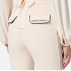 PANTALONI ELISABETTA FRANCHI, Logo Monogram, Black Details, Butter Beige - PA08451E2E84 PANTALONI ELISABETTA FRANCHI, Logo Monogram, Black Details, Butter Beige - PA08451E2E84