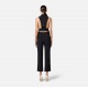 PANTALONI ELISABETTA FRANCHI, Satin Details, Tuxedo, Black - PA08651E3110 PANTALONI ELISABETTA FRANCHI, Satin Details, Tuxedo, Black - PA08651E3110