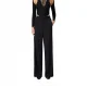 PANTALONI ELISABETTA FRANCHI, Satin Bands, Black - PA08751E2110 PANTALONI ELISABETTA FRANCHI, Satin Bands, Black - PA08751E2110