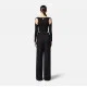 PANTALONI ELISABETTA FRANCHI, Satin Bands, Black - PA08751E2110 PANTALONI ELISABETTA FRANCHI, Satin Bands, Black - PA08751E2110