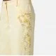 PANTALONI ELISABETTA FRANCHI, Cotton Palazzo, Embroideries, Yellow - PA09252E2DC7 PANTALONI ELISABETTA FRANCHI, Cotton Palazzo, Embroideries, Yellow - PA09252E2DC7