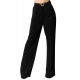 PANTALONI ELISABETTA FRANCHI, Elegant, Belt, Black - PA09552E2110 PANTALONI ELISABETTA FRANCHI, Elegant, Belt, Black - PA09552E2110