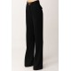 PANTALONI ELISABETTA FRANCHI, Elegant, Belt, Black - PA09552E2110 PANTALONI ELISABETTA FRANCHI, Elegant, Belt, Black - PA09552E2110