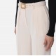PANTALONI ELISABETTA FRANCHI, Lightweight, Belt, White Butter - PA09552E2193 PANTALONI ELISABETTA FRANCHI, Lightweight, Belt, White Butter - PA09552E2193