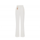 PANTALONI ELISABETTA FRANCHI, Linen Blend, Linen, White - PA09752E2360 PANTALONI ELISABETTA FRANCHI, Linen Blend, Linen, White - PA09752E2360